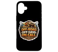 Custodia per iPhone 16 Plus Off Road Grid On Call Divertente 4X4 Fuoristrada Veicolo Proprietario Amante