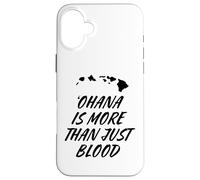 Custodia per iPhone 16 Plus Ohana non è solo sangue - Patrimonio locale delle Hawaii