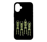 Custodia per iPhone 16 Plus Ohio Skeleton Halloween Retro Vintage Aesthetic Graphic