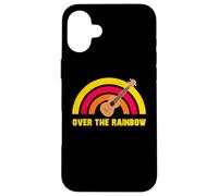 Custodia per iPhone 16 Plus Oltre l'arcobaleno Ukulele Uke