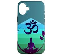 Custodia per iPhone 16 Plus OM Universo All'interno di Aum Meditazione Yoga Spirituale
