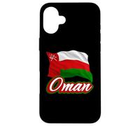 Custodia per iPhone 16 Plus Oman Bandiera Patriottica Uomini Donne Bambini