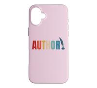 Custodia per iPhone 16 Plus Orgoglioso autore pubblicato mamma papà vintage poeta libro scrittore