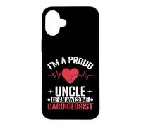 Custodia per iPhone 16 Plus Orgoglioso zio fantastico cardiologo