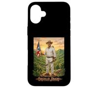 Custodia per iPhone 16 Plus Orgullo Jíbaro Puerto Rico Flag Coqui Heritage