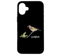 Custodia per iPhone 16 Plus Ornitologia degli uccelli cardellini europei