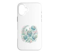 Custodia per iPhone 16 Plus Ortensia Pastello Barriera Corallina Mare