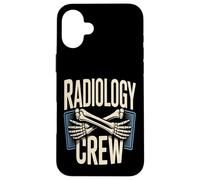 Custodia per iPhone 16 Plus Ospedale di ossa scheletriche dell'equipaggio di radiologia
