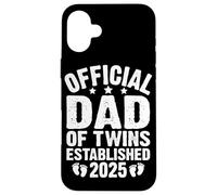Custodia per iPhone 16 Plus Papà ufficiale dei gemelli fondata nel 2025