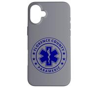 Custodia per iPhone 16 Plus Paramedico Star of Life Paramedico della Contea di Florence, Carolina del Sud, EMT