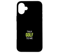 Custodia per iPhone 16 Plus Parla di golf con me Divertente golfista