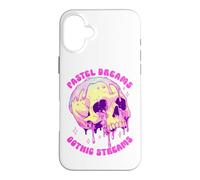 Custodia per iPhone 16 Plus Pastel Dreams, Gothic Streams Goth Appassionati