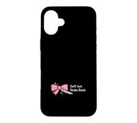 Custodia per iPhone 16 Plus Pastel Horror Girly Slasher Finale Ragazza Rosa Goth Vibes