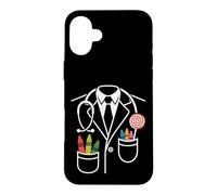 Custodia per iPhone 16 Plus Pastello tascabile per pediatra con lecca-lecca
