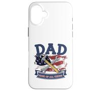 Custodia per iPhone 16 Plus Patriotic Dad Fixer Di Tutte Le Cose