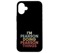 Custodia per iPhone 16 Plus Pearson Name Pearson Personalized Name First Given