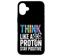 Custodia per iPhone 16 Plus Pensa come una scienza positiva per rimanere protone