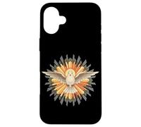 Custodia per iPhone 16 Plus Pentecoste cristiana colomba dello Spirito Santo