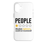 Custodia per iPhone 16 Plus People One Star Absolute Nightmare Would Not Recommend
