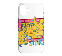 Custodia per iPhone 16 Plus Peppa Pig Clap and Sing