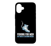 Custodia per iPhone 16 Plus Pescatori che pescano per le date che catturano le erbacce