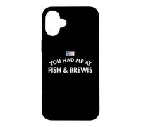Custodia per iPhone 16 Plus Pesce Brewis Pane Tradizionale Terranova Labrador Pasto