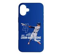 Custodia per iPhone 16 Plus Pete Crow-Armstrong MLBPA Dynamic Pose Chicago Baseball