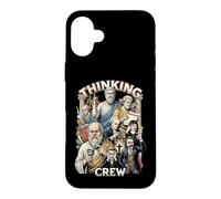 Custodia per iPhone 16 Plus Philosophy Thinking Crew Filosofo Filosofi divertenti