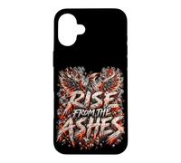Custodia per iPhone 16 Plus Phoenix Rise From the Ashes Fire Wings Dark Fantasy Art