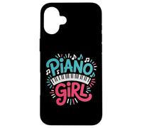 Custodia per iPhone 16 Plus PIANO GIRL