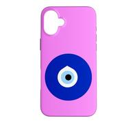 Custodia per iPhone 16 Plus Piccolo amuleto turco persiano arabo, greco, malocchio di Nazar