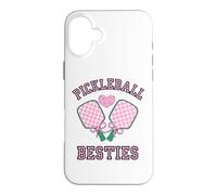 Custodia per iPhone 16 Plus Pickleball Besties BestFriend's Tee Fashion