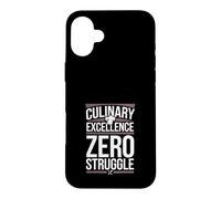 Custodia per iPhone 16 Plus Pigro Gourmet Cucina Ricette facili Veloce Pasti eleganti Trucchi