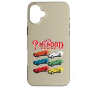 Custodia per iPhone 16 Plus Pinewood Derby Retro Cub Scouts Pop Art Colors
