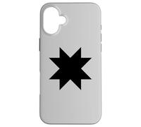 Custodia per iPhone 16 Plus PISTOLA SIMBOLO BANDIERA MAPUCHE 8 PUNTI