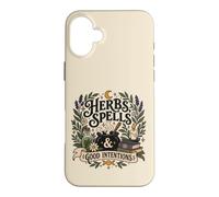 Custodia per iPhone 16 Plus Plant Witch Herbal Magic Cottagecore Farmacia