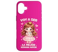 Custodia per iPhone 16 Plus Playera Big Sister: Voy a Ser la Mejor Hermana Sindaco Anuncio
