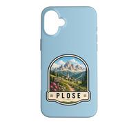Custodia per iPhone 16 Plus Plose Italia Dolomiti Vintage Mountain Travel Design