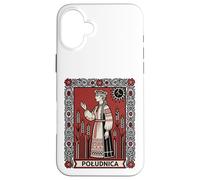 Custodia per iPhone 16 Plus Poludnica, mito pagano slavo, orrore popolare, spirito solare