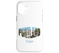 Custodia per iPhone 16 Plus Portland, Oregon, paesaggio urbano