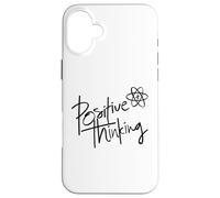 Custodia per iPhone 16 Plus Positive Thinking Sign Think Like a Proton Be Positive Quote