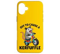 Custodia per iPhone 16 Plus Possum Off to Cause A Kerfuffle Funny Opossum