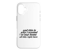 Custodia per iPhone 16 Plus Preferisco il mio spazio Introvert Homebody Life