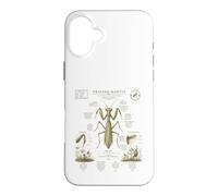 Custodia per iPhone 16 Plus Pregare Mantide Anatomia Vintage Field Guide Art