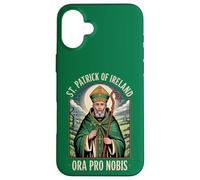 Custodia per iPhone 16 Plus Preghiera cattolica di San Patrizio d'Irlanda Ora Pro Nobis
