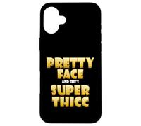 Custodia per iPhone 16 Plus Pretty Face And Shes Super Thicc Funny Video THICK MEME