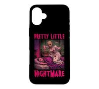 Custodia per iPhone 16 Plus Pretty Little Nightmare Dark Humor Pulp Horror Donne adulte