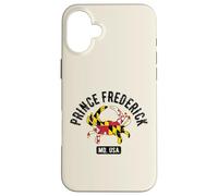Custodia per iPhone 16 Plus Prince Frederick Maryland USA Granchio Vintage Distressed Design