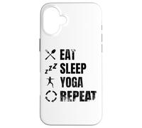 Custodia per iPhone 16 Plus Programma giornaliero di yoga Esercizio di yoga