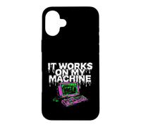 Custodia per iPhone 16 Plus Programmer Coder It Works On My Machine